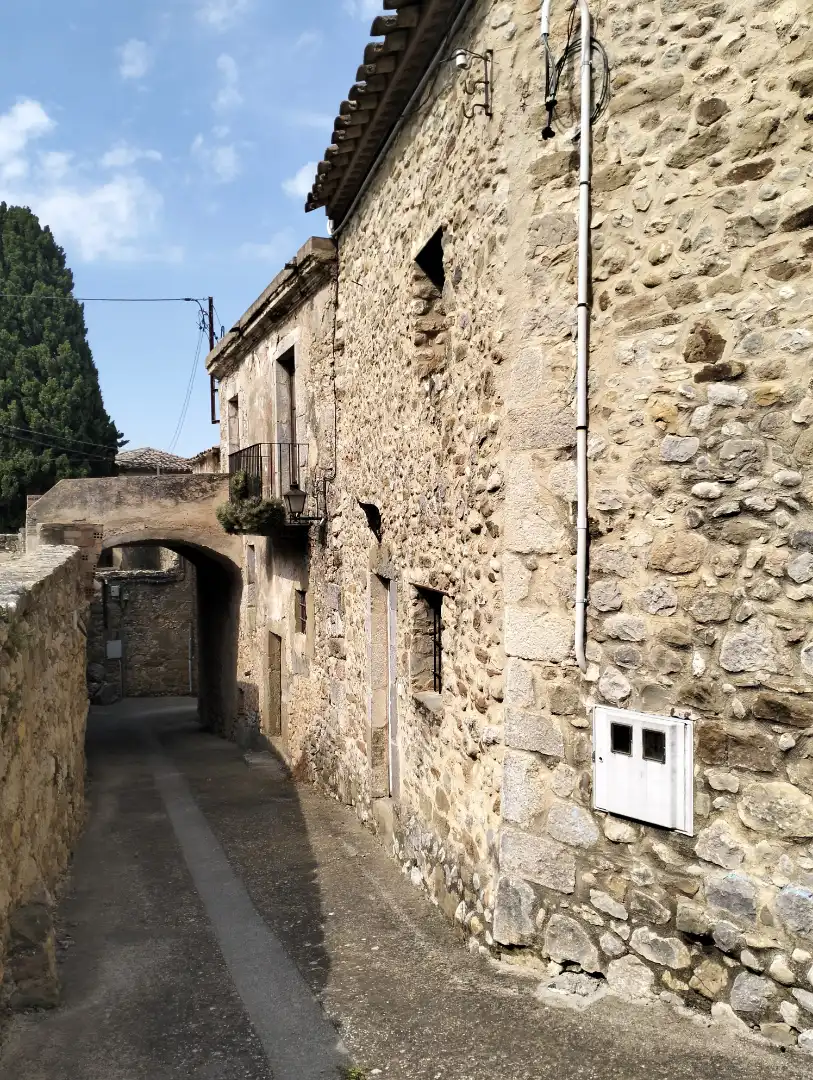 Vista exterior de Finca rústica en venta en Vilopriu con Terraza y Balcón