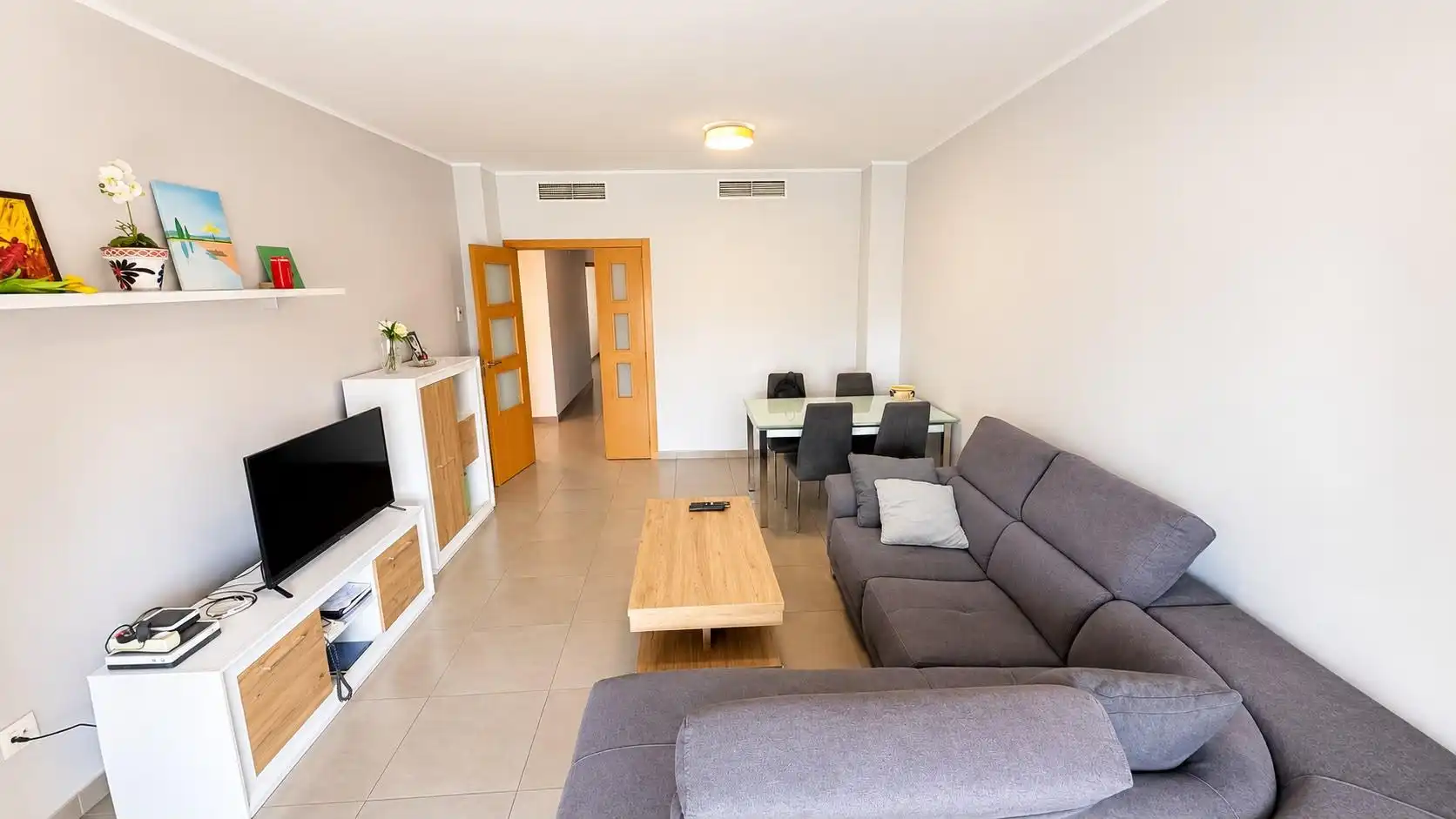Sala de estar de Piso en venta en Valencia con Aire acondicionado y Calefacción