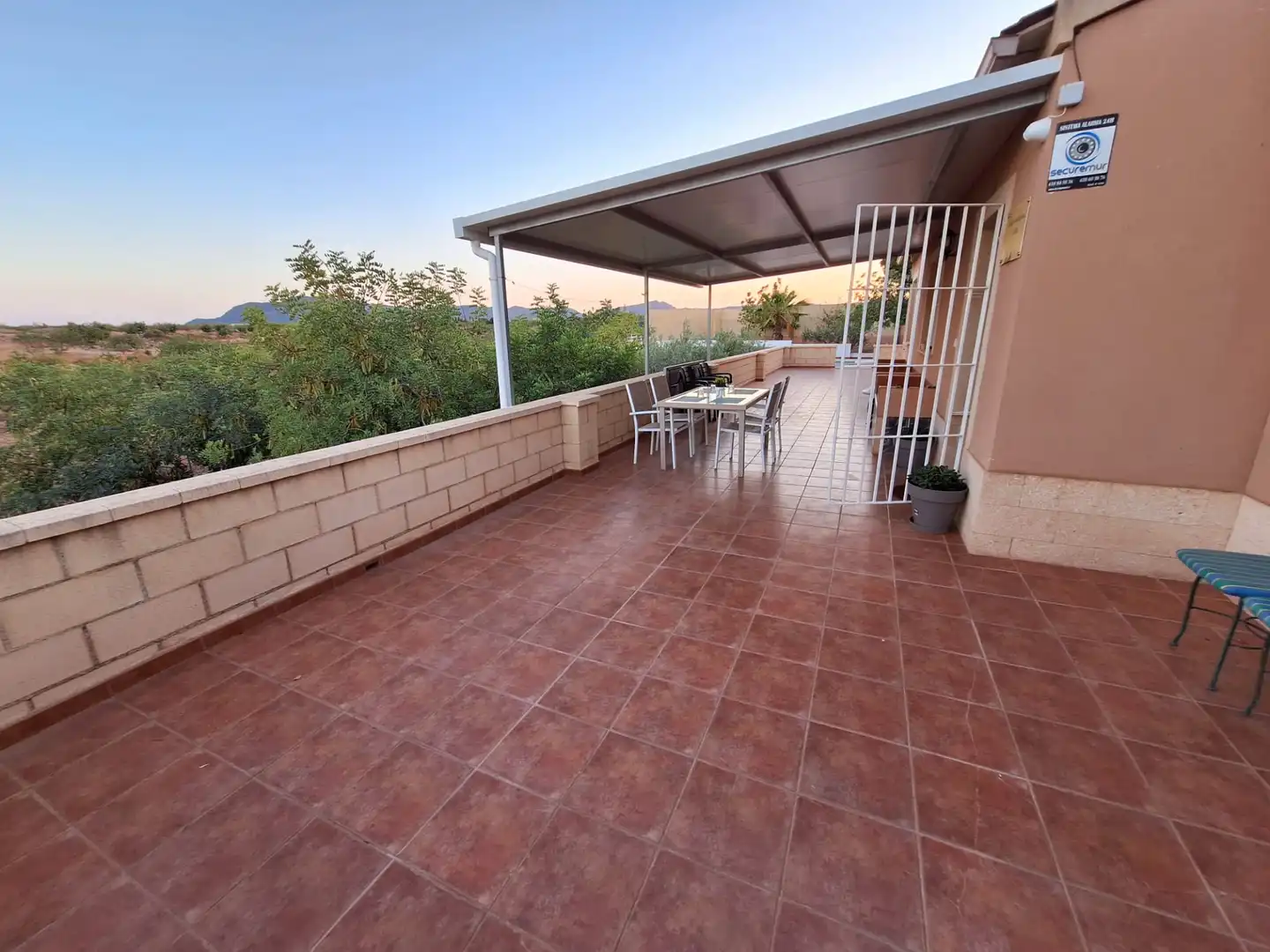 Terrassa de Finca rústica en venda en Cartagena amb Jardí privat, Piscina i Moblat