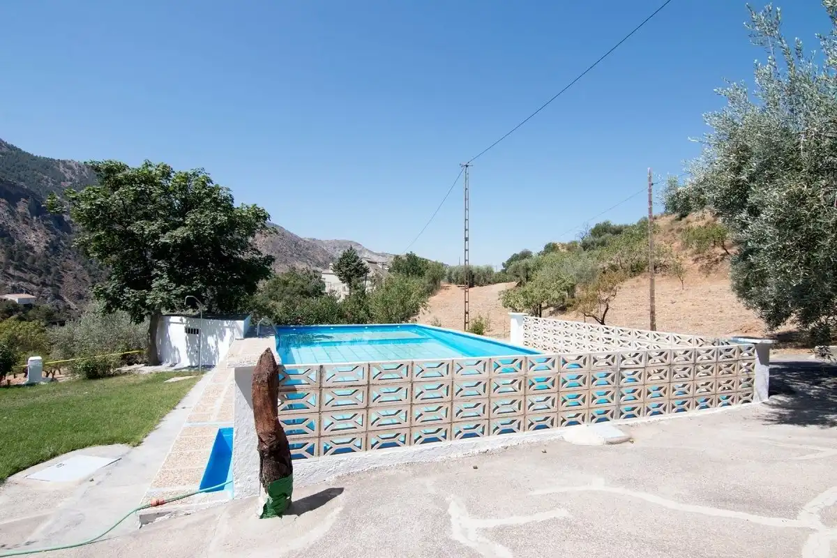 Piscina de Finca rústica en venta en Güéjar Sierra con Jardín privado, Terraza y Piscina