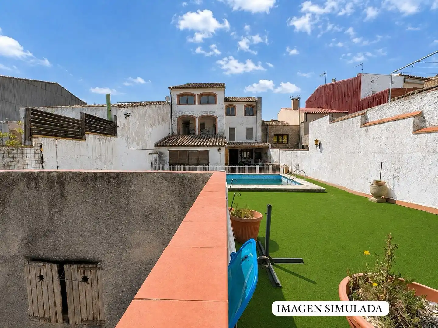 Terrace of Country homes for sale in Ullastrell  with Private garden, Terrace and Swimming Pool