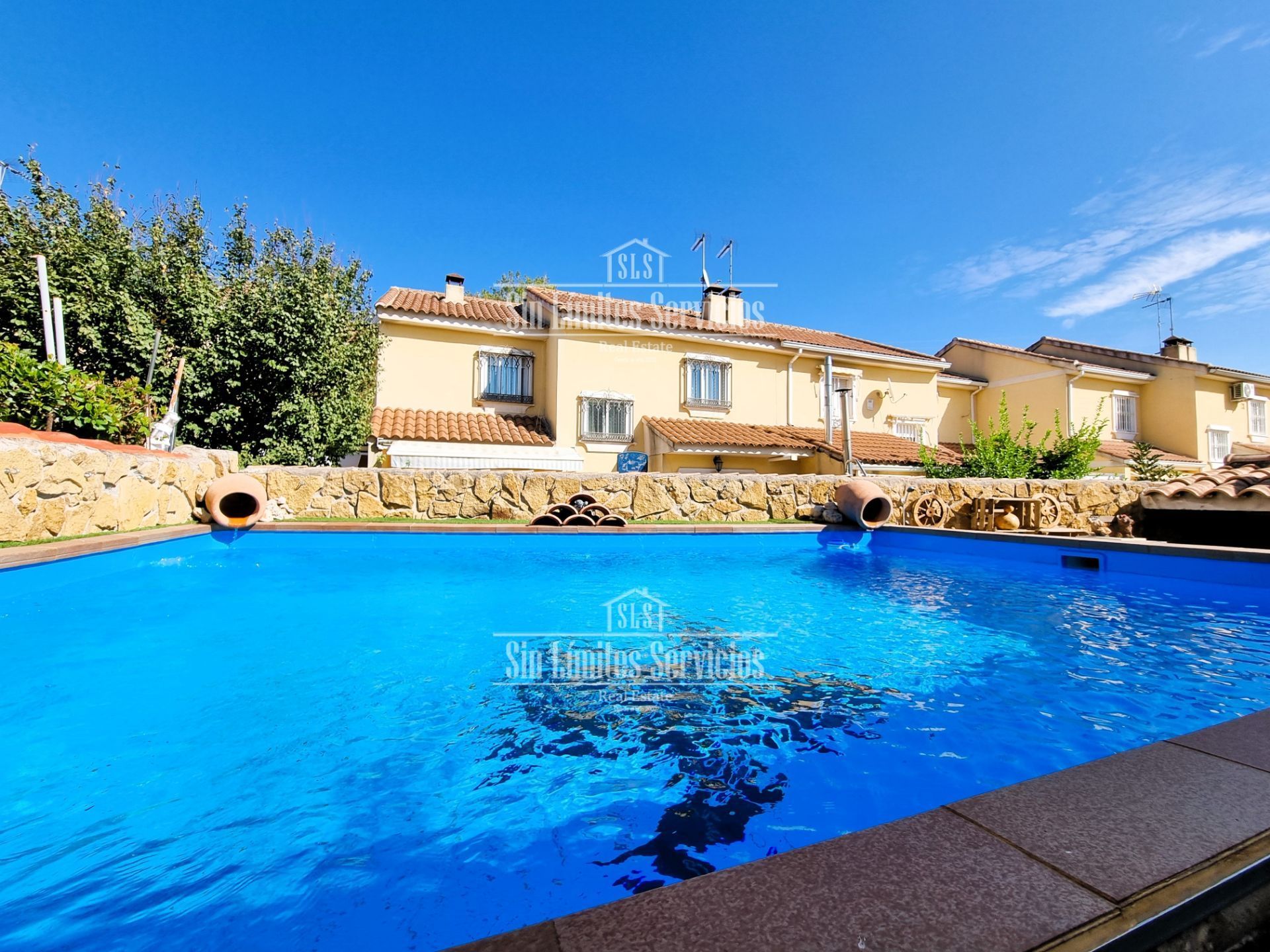 Piscina de Casa o chalet en venta en Numancia de la Sagra con Aire acondicionado, Calefacción y Jardín privado