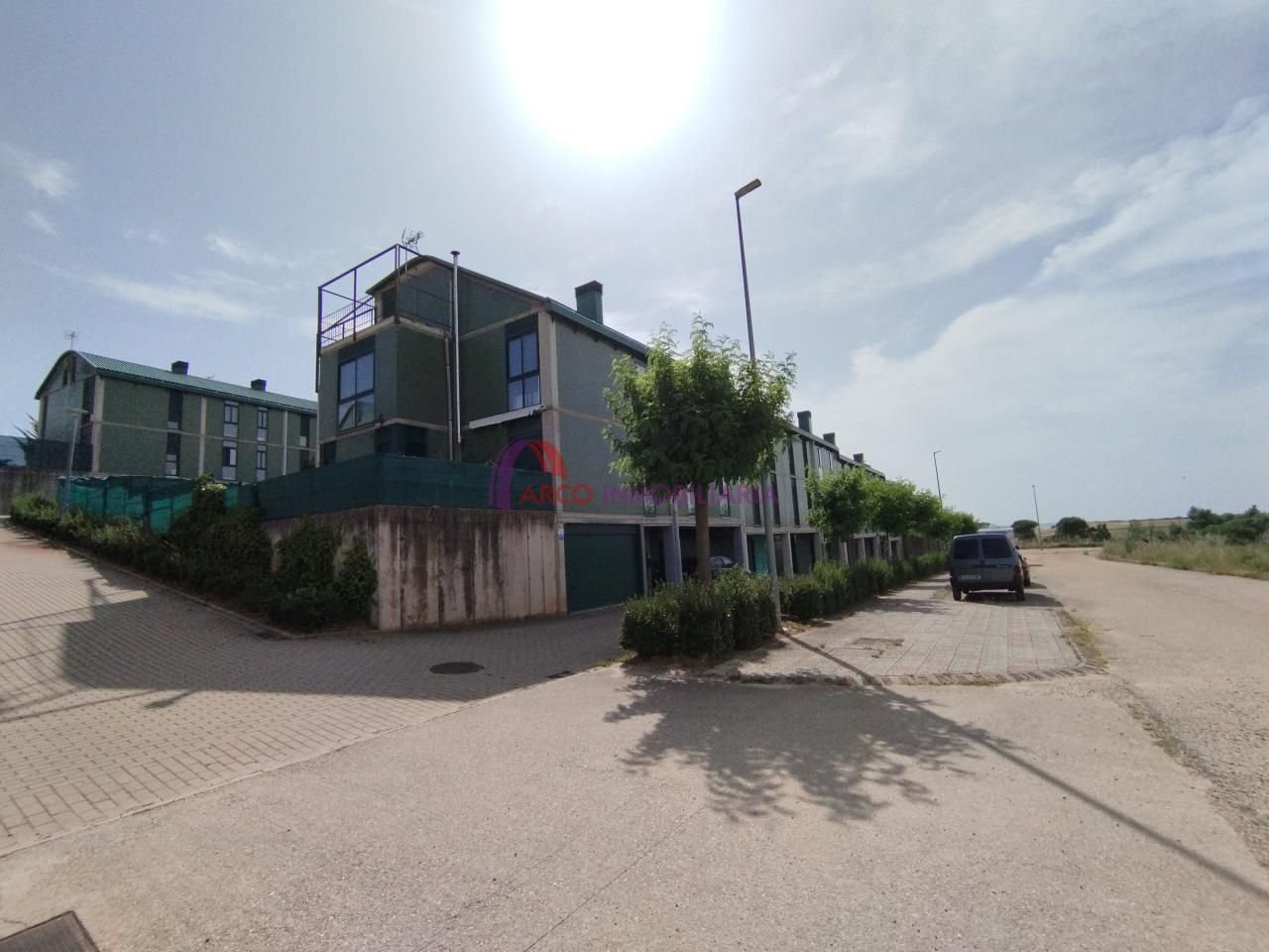 Exterior view of Single-family semi-detached for sale in Valdorros  with Heating and Furnished