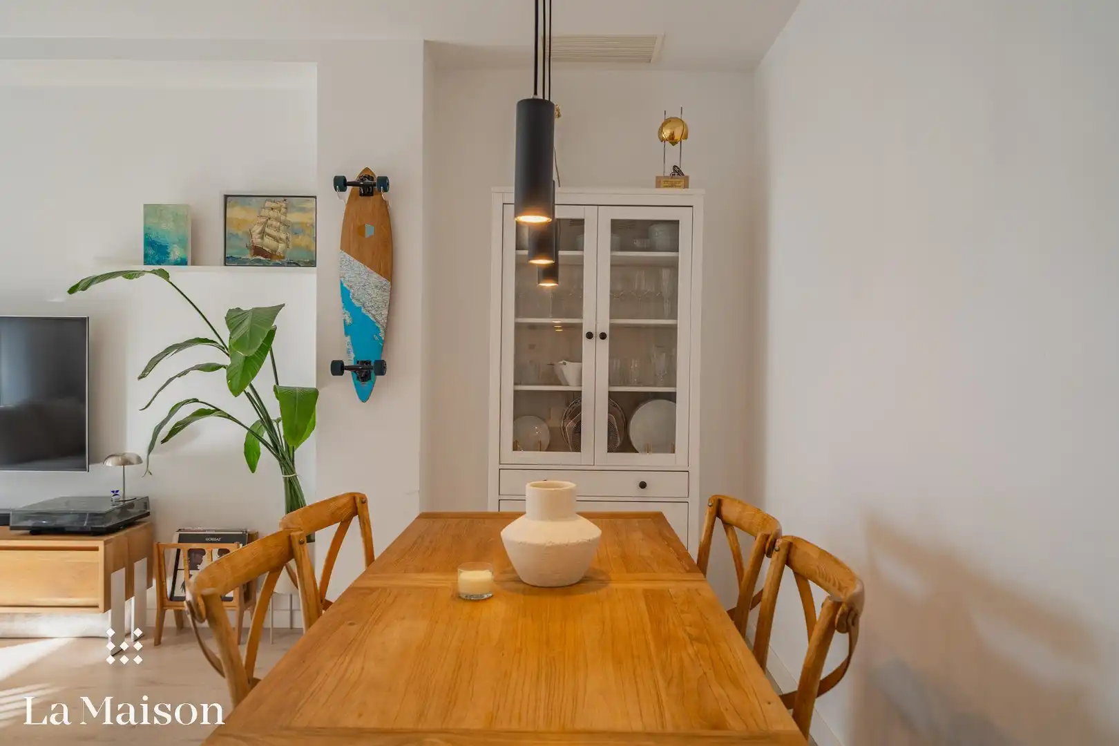 Esszimmer von Wohnung zum Verkauf in Sant Andreu de Llavaneres mit Heizung, Abstellraum und Balkon