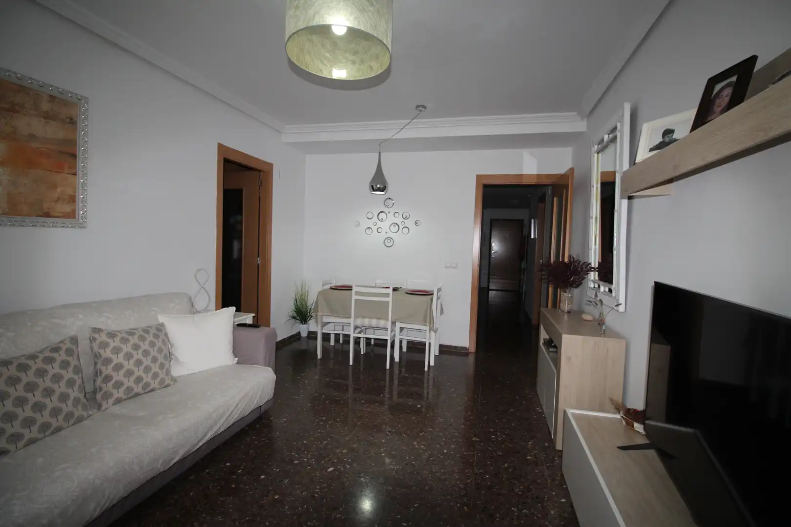 Living room of Flat for sale in Carlet  with Terrace, Storage room and Oven