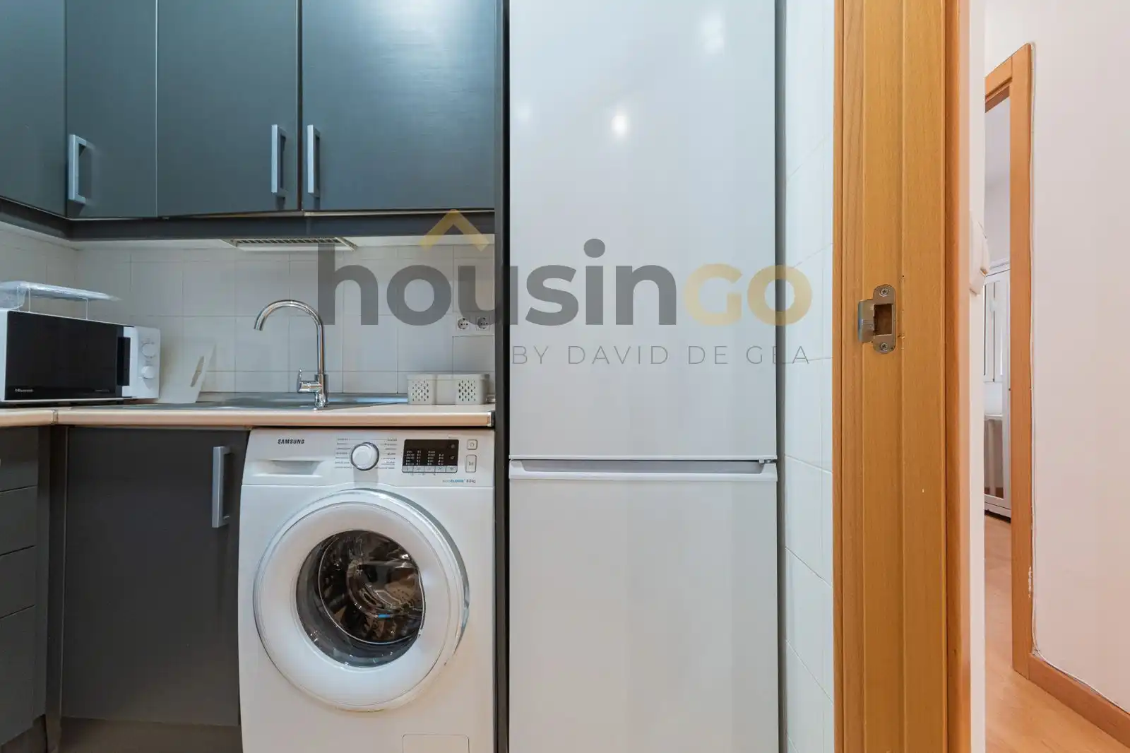 Cocina de Piso de alquiler en Madrid con Aire acondicionado, Calefacción y Amueblado
