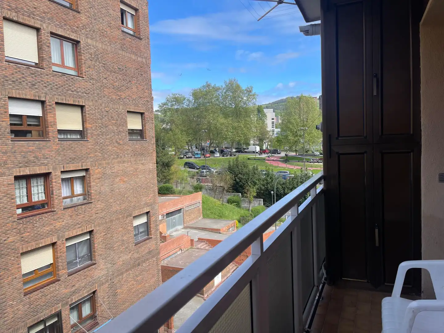 Balcony of Flat for sale in Bilbao   with Heating, Terrace and Furnished