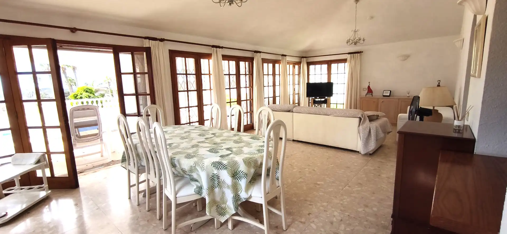 Esszimmer von Haus oder Chalet zur Miete in San Miguel de Abona mit Privatgarten, Terrasse und Schwimmbad