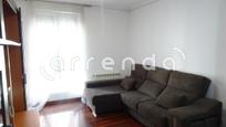 Living room of Flat to rent in Santander  with Heating, Parquet flooring and Balcony