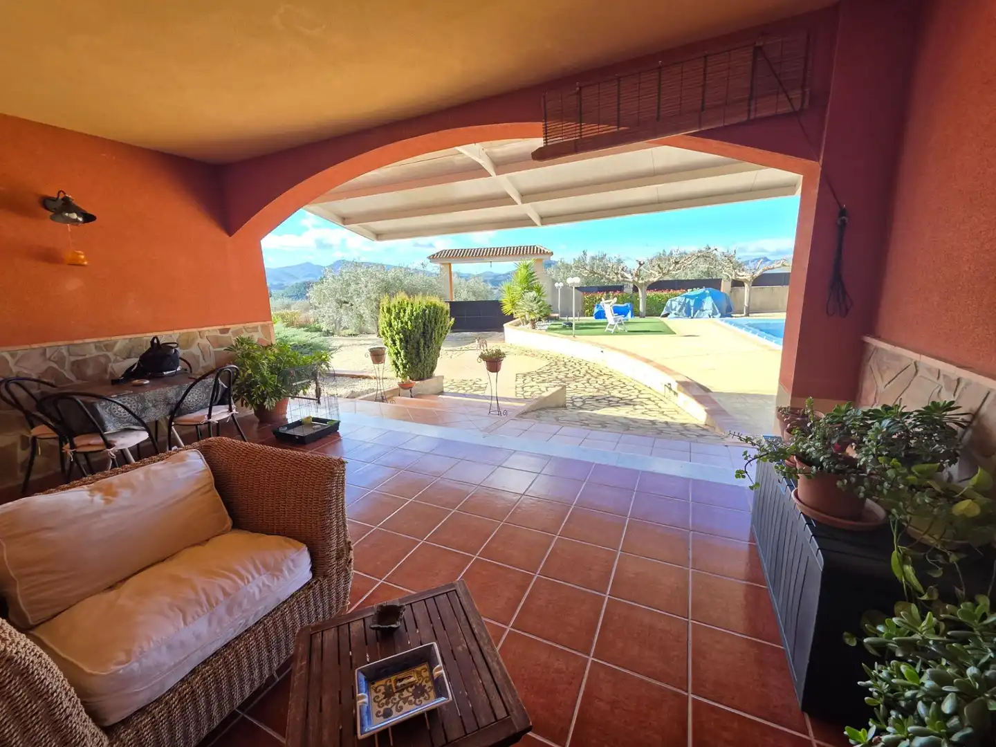 Terraza de Casa o chalet en venta en Gorga con Terraza y Piscina