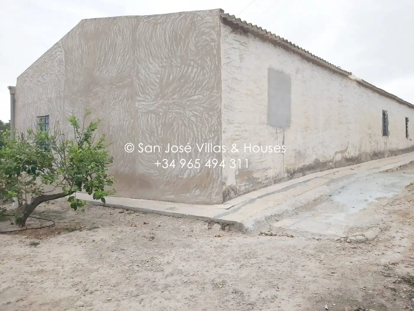 Vista exterior de Casa o xalet en venda en Aspe amb Calefacció i Jardí privat