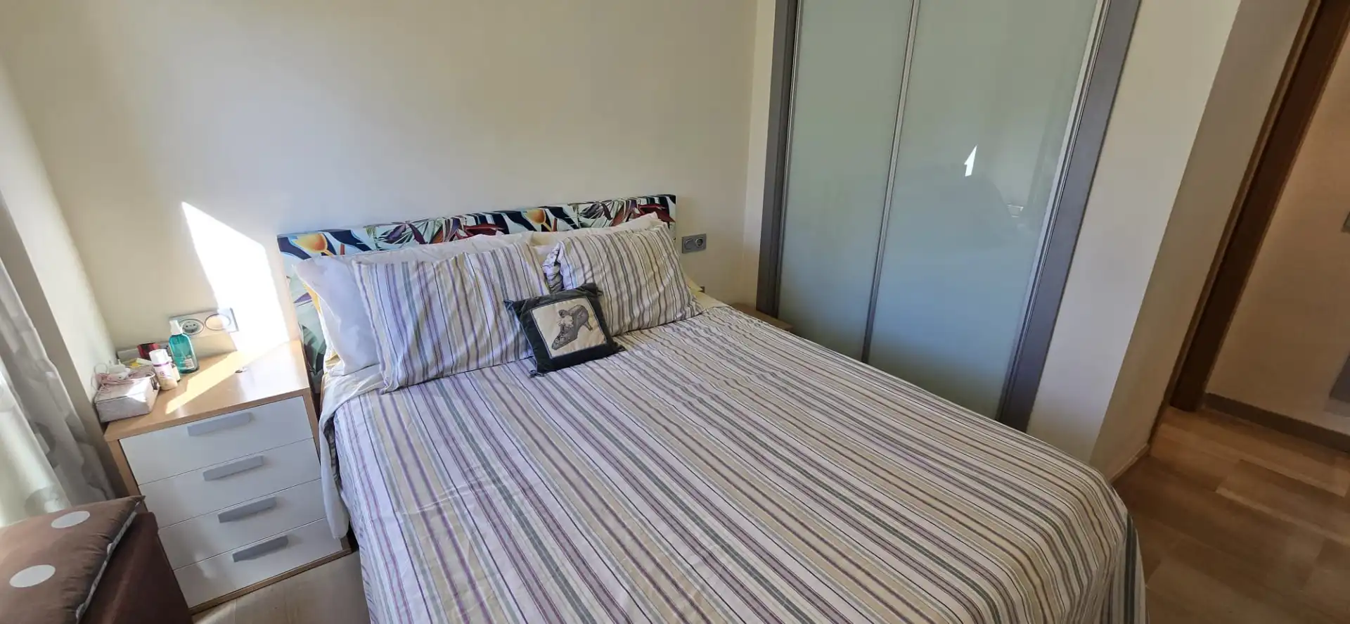 Bedroom of Flat for rent in Dénia  with Air Conditioner, Heating and Terrace