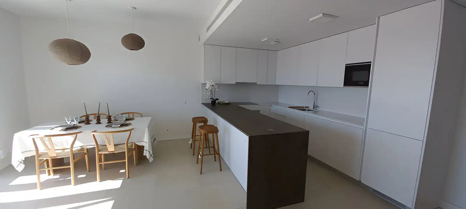 Kitchen of Apartments for sale in Mijas  with Air Conditioner, Terrace and Swimming Pool