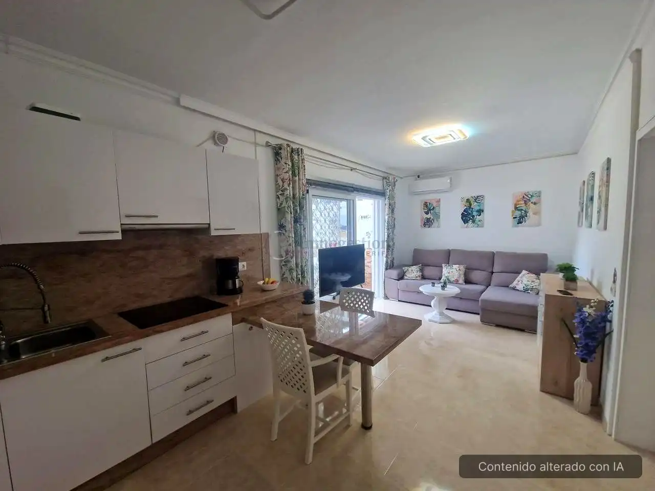 Sala de estar de Planta baja de alquiler en Arona con Aire acondicionado, Terraza y Amueblado