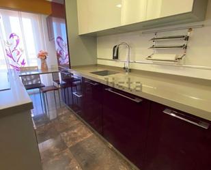 Kitchen of Duplex for sale in Ourense Capital   with Air Conditioner, Terrace and Storage room