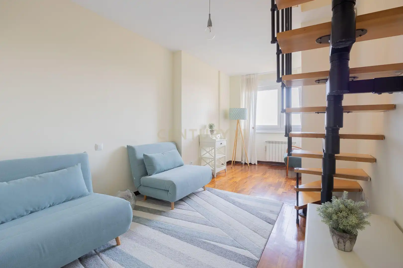 Sala de estar de Apartamento en venta en Madrid con Piscina