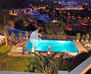 Swimming pool of House or chalet for sale in Málaga Capital  with Air Conditioner, Heating and Private garden