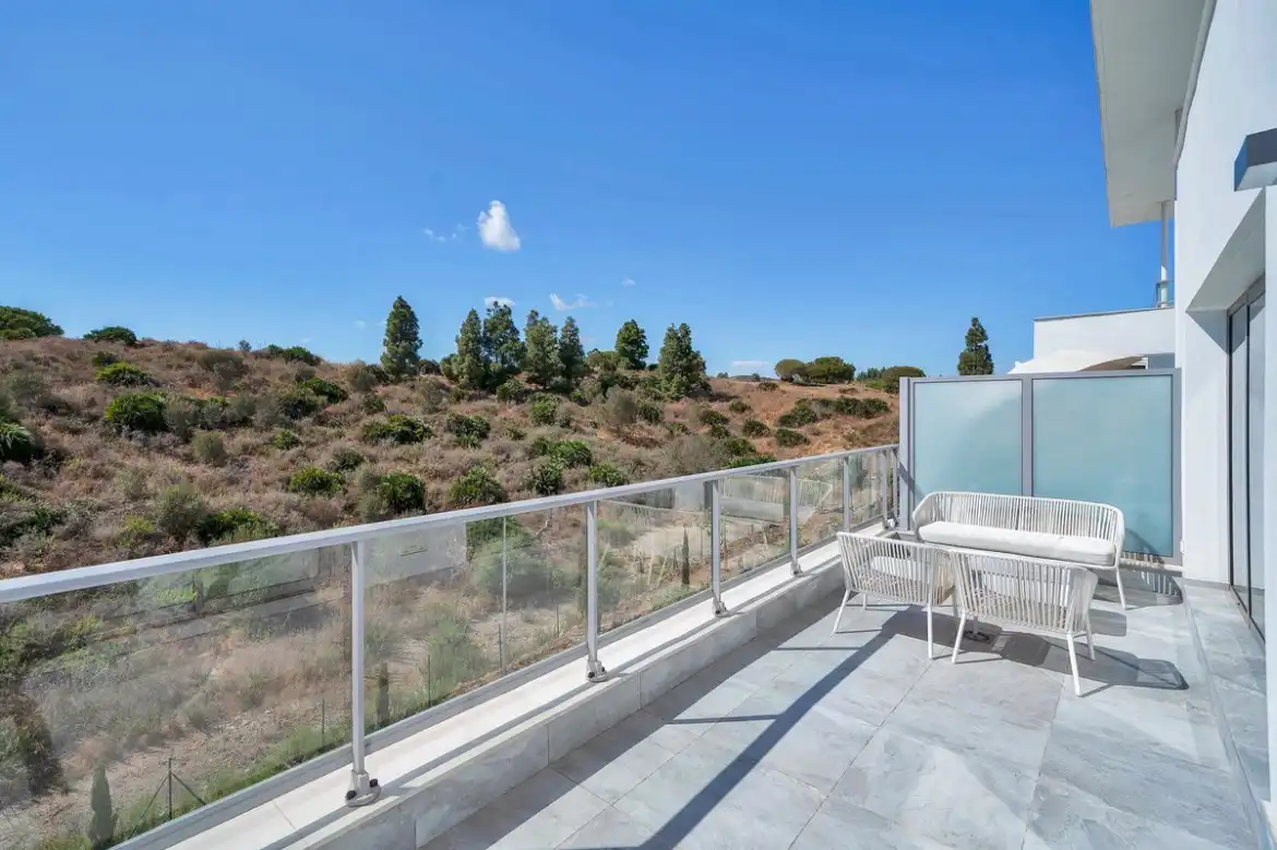 Terrace of Flat for sale in Mijas  with Air Conditioner, Terrace and Furnished