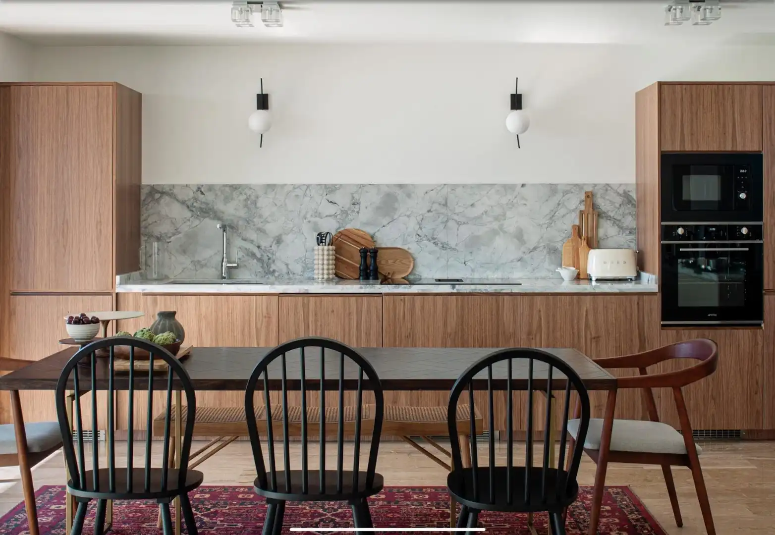 Kitchen of Houses for sale in Calpe / Calp  with Air Conditioner, Heating and Private garden