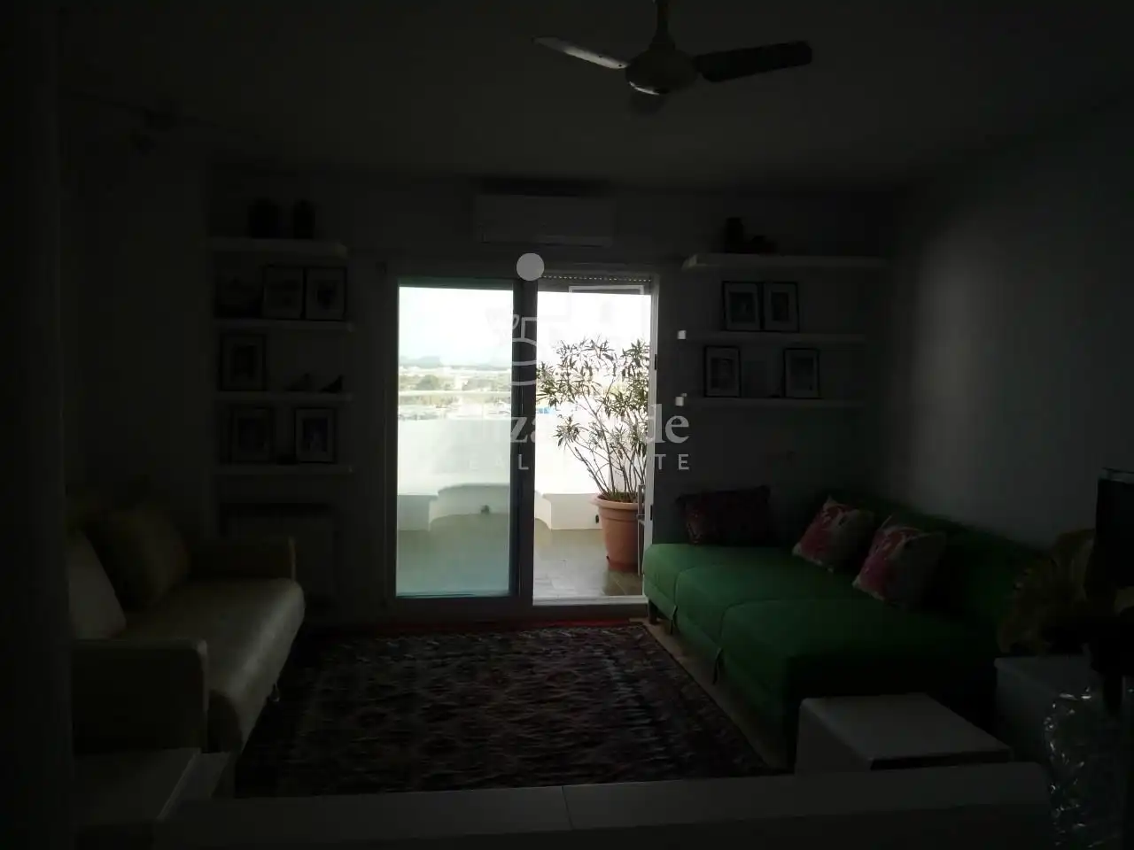 Sala d'estar de Àtic en venda en Santa Eulària des Riu amb Aire condicionat, Calefacció i Terrassa