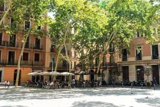 Exterior view of Flat for sale in Barcelona  with Air Conditioner
