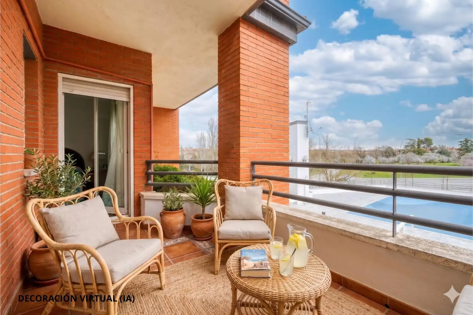 Terrace of Detached homes for sale in Madrid  with Air Conditioner, Heating and Parquet flooring