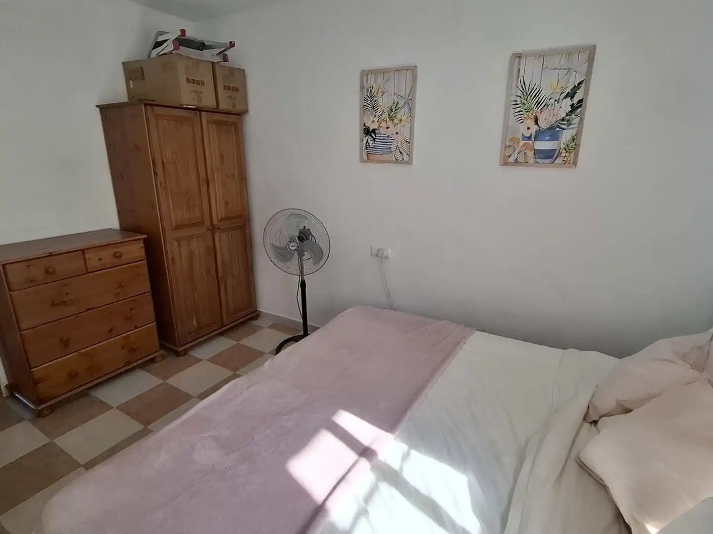 Dormitori de Casa adosada en venda en Los Gallardos amb Aire condicionat, Terrassa i Piscina
