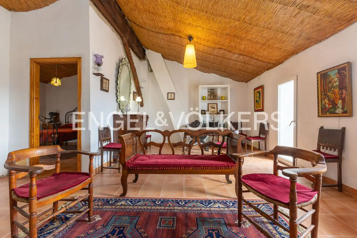 Sala de estar de Casa o chalet en venta en Almoines con Calefacción, Trastero y Amueblado