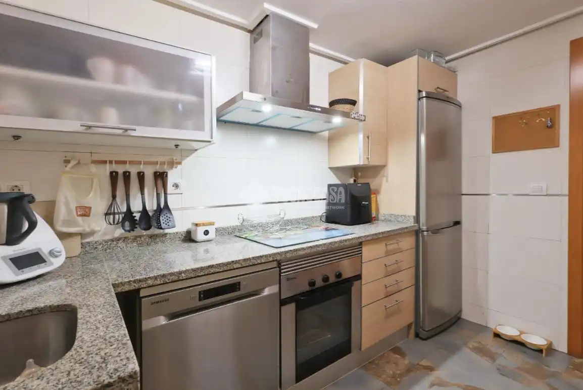 Küche von Wohnung zum Verkauf in Sagunto / Sagunt mit Klimaanlage, Heizung und Balkon