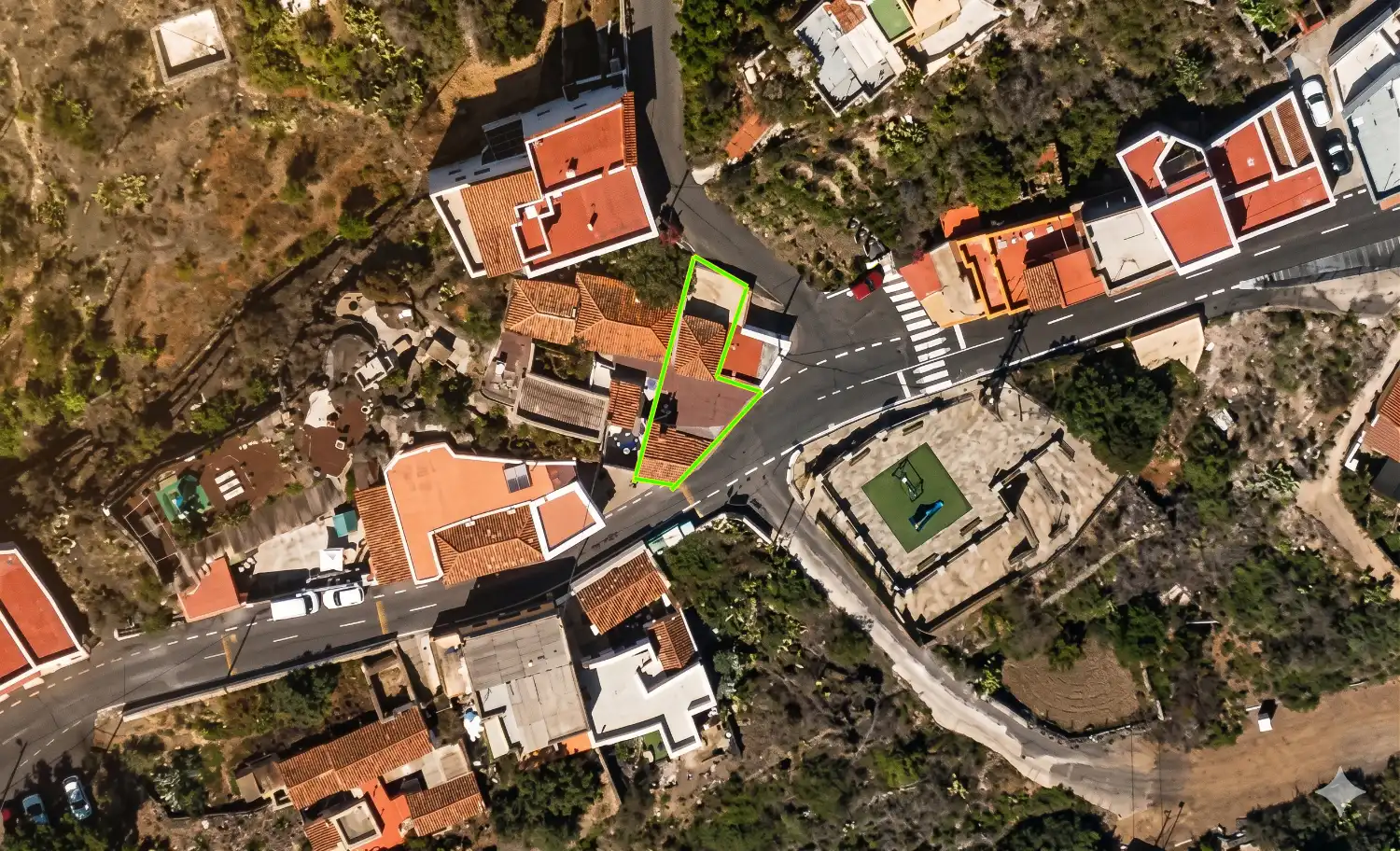 Vista exterior de Casa adosada en venta en Guía de Isora