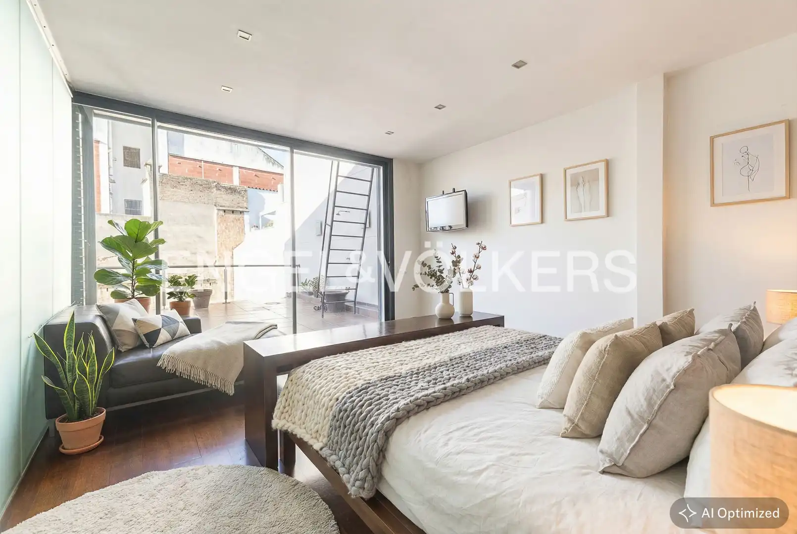 Bedroom of Houses for sale in Barcelona  with Air Conditioner, Heating and Private garden