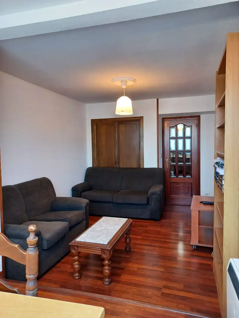 Wohnzimmer von Wohnung zur Miete in Santiago de Compostela  mit Heizung, Terrasse und Möbliert