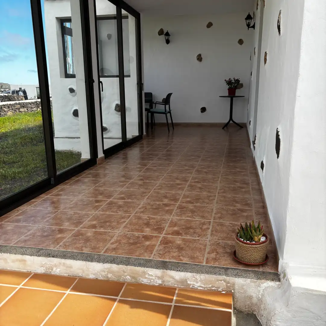 Terraza de Casa o chalet de alquiler en La Oliva con Jardín privado, Terraza y Amueblado