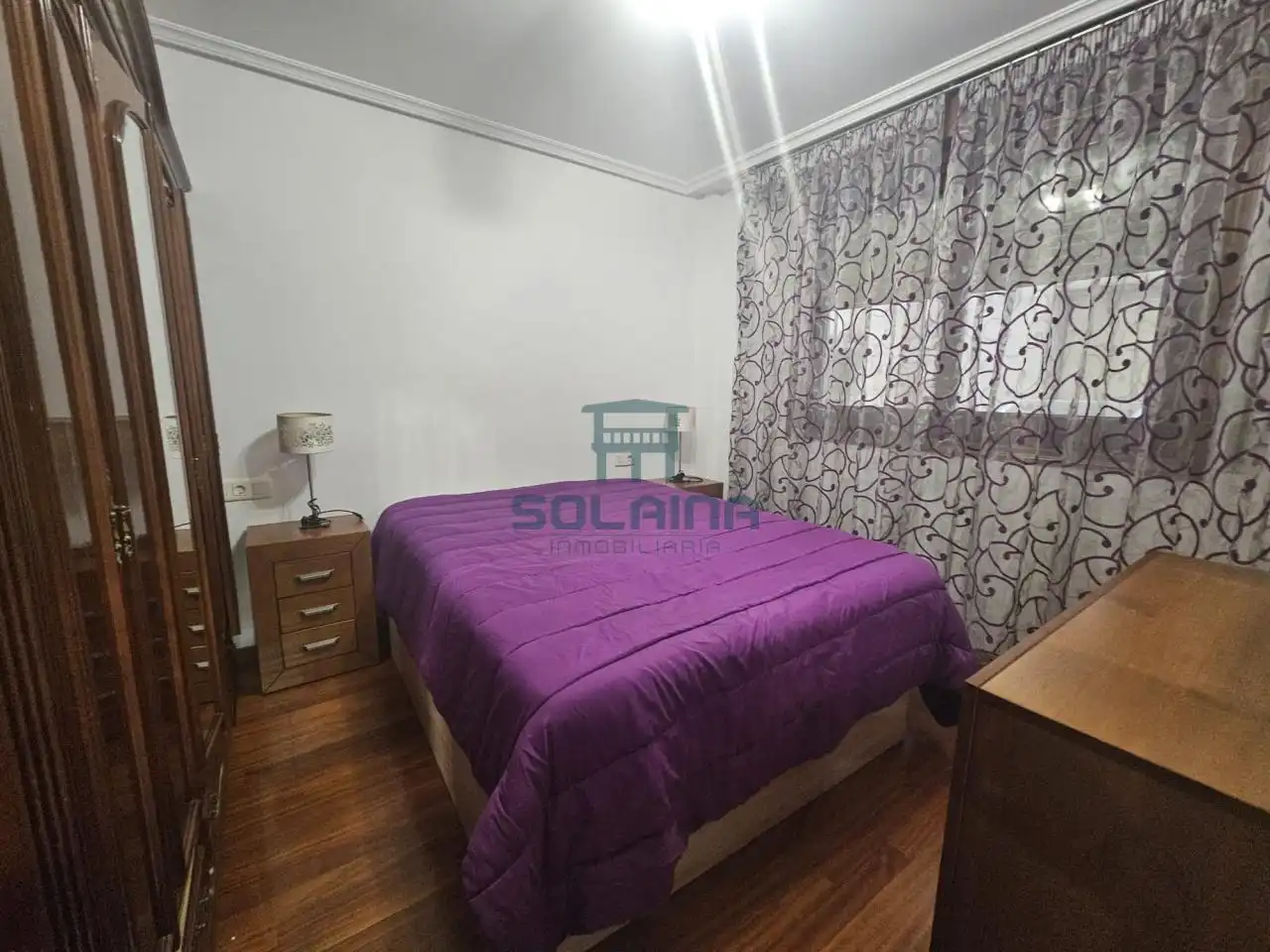 Schlafzimmer von Wohnungen zur Miete in Ourense Capital  mit Heizung und Möbliert