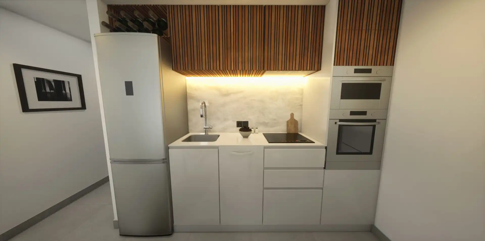 Cuina de Casa o xalet en venda en Los Alcázares amb Aire condicionat, Jardí privat i Terrassa