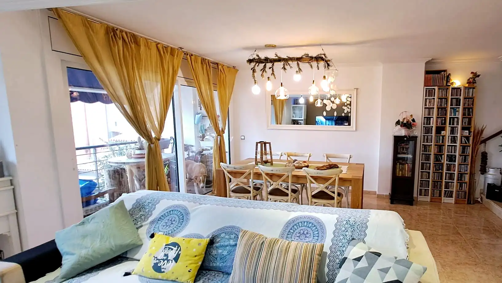Comedor de Dúplex en venta en Malgrat de Mar con Aire acondicionado, Terraza y Amueblado