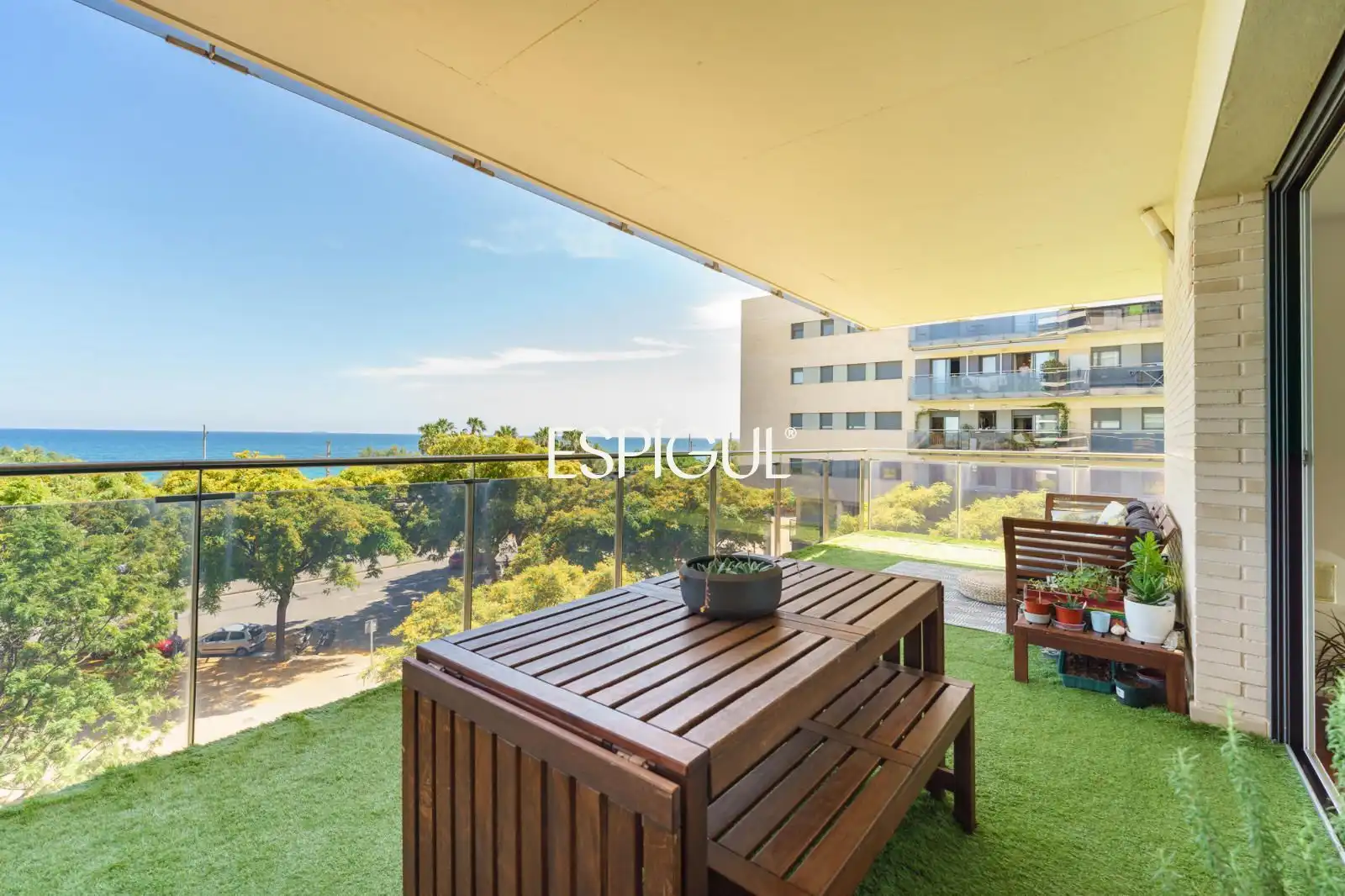 Terrace of Flat for sale in Mataró  with Air Conditioner, Heating and Terrace