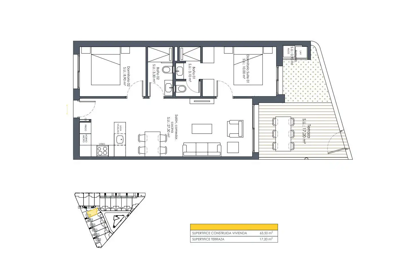 Apartment mit Terrasse zum Verkauf in San Fulgencio, imagen 12