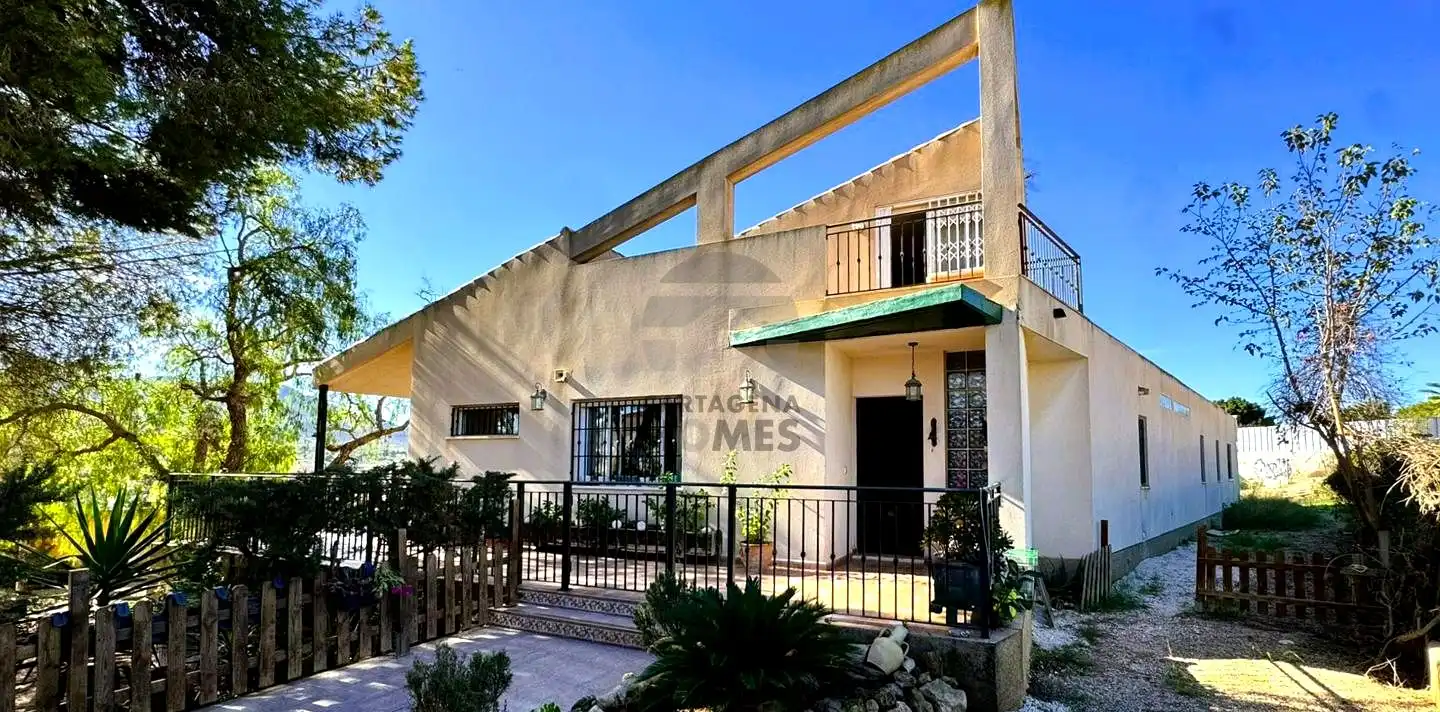 Vista exterior de Casa o chalet en venta en Cartagena con Aire acondicionado, Calefacción y Jardín privado
