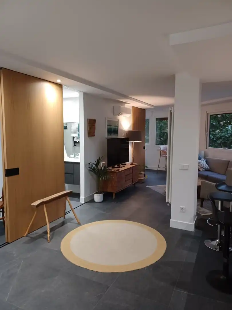 Living room of Flat for rent in Madrid  with Air Conditioner, Heating and Terrace