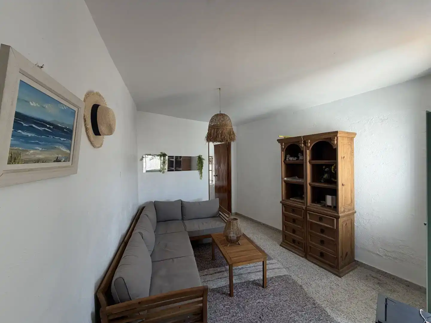 Wohnzimmer von Wohnung zum Verkauf in Rute mit Balkon