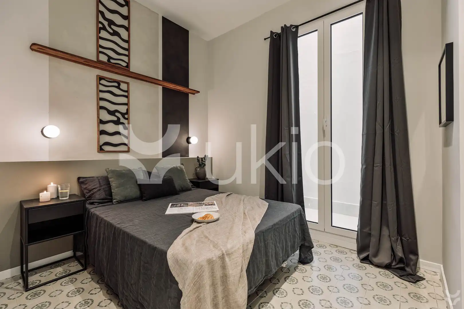 Habitación de Apartamento de alquiler en Barcelona con Aire acondicionado, Calefacción y Terraza