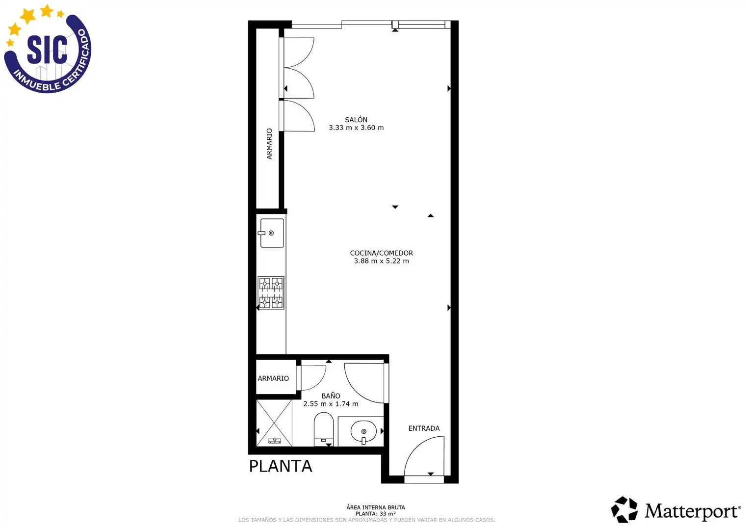 Estudio en venta en Valencia