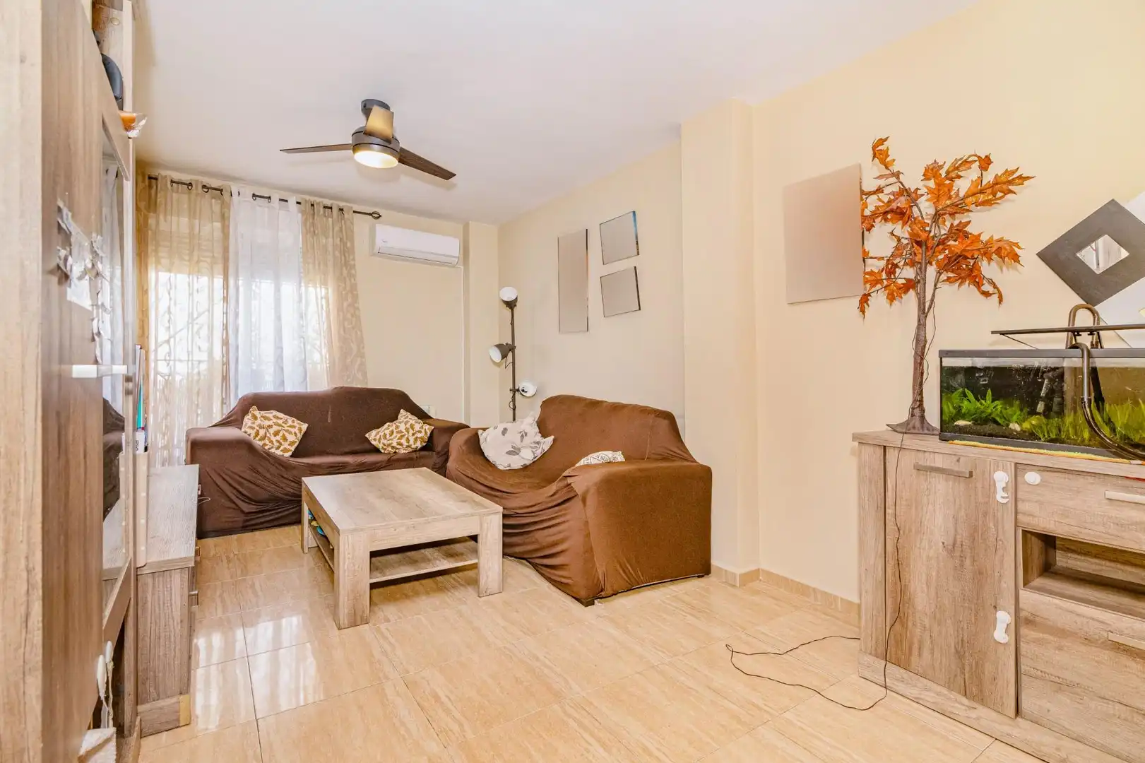 Sala de estar de Piso en venta en Pulianas con Aire acondicionado, Calefacción y Trastero
