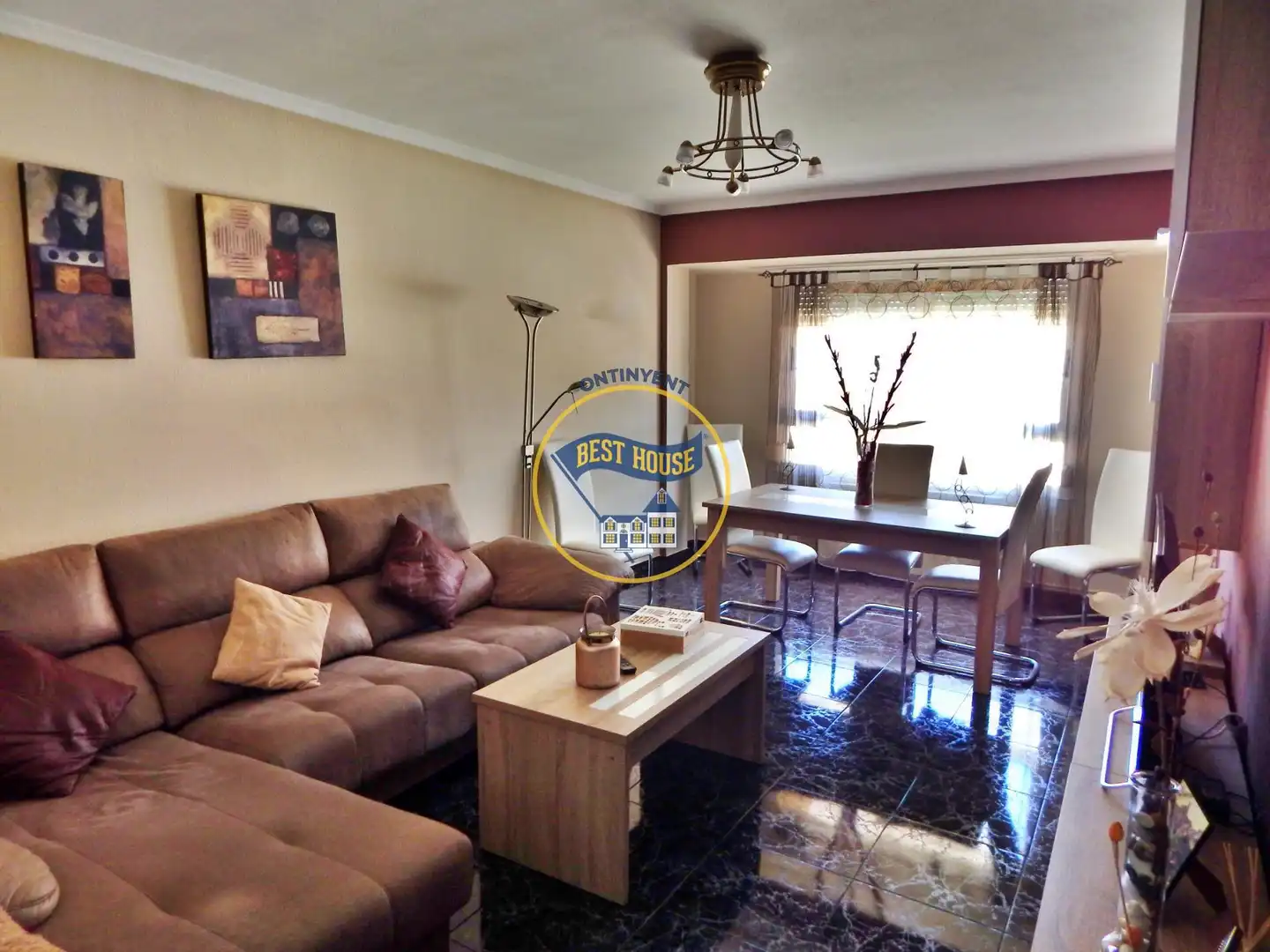 Wohnzimmer von Wohnung zum Verkauf in Banyeres de Mariola mit Heizung, Abstellraum und Balkon