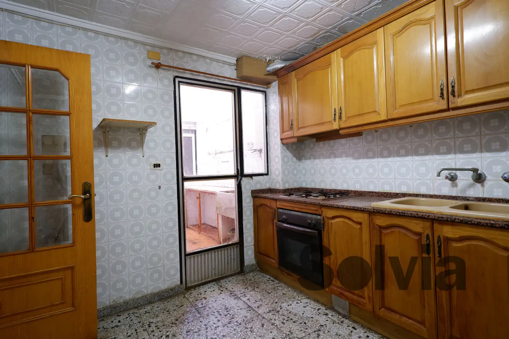 Cocina de Casa adosada en venta en Sagunto / Sagunt con Terraza y Balcón