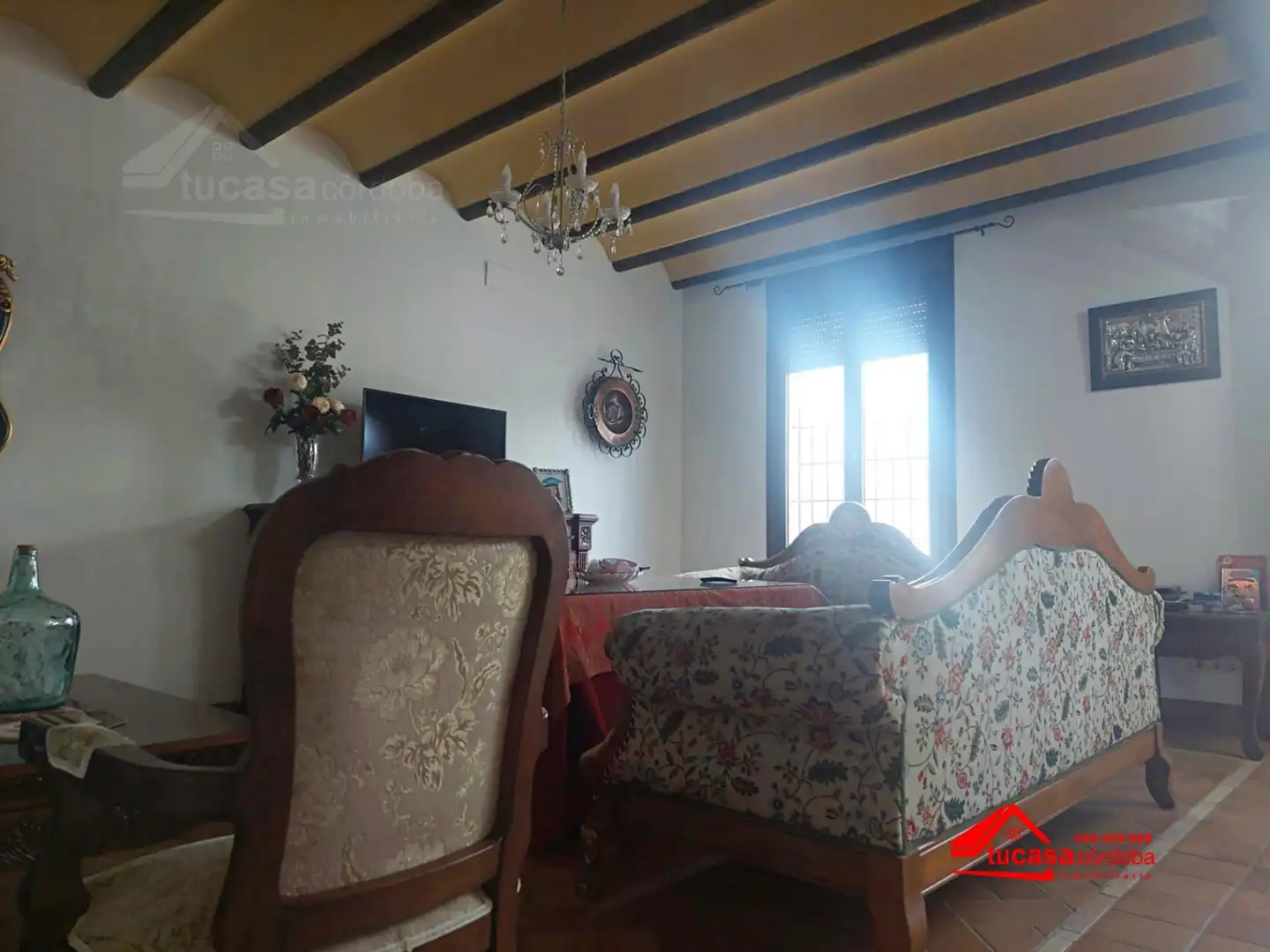 Sala de estar de Casa o chalet en venta en La Rambla con Aire acondicionado, Calefacción y Terraza