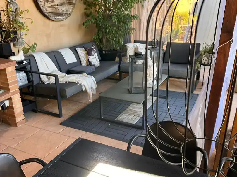 Terrassa de Casa o xalet en venda en Cunit amb Aire condicionat, Piscina i Balcó