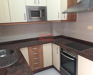 Kitchen of Flat to rent in Ourense Capital   with Heating, Furnished and Balcony