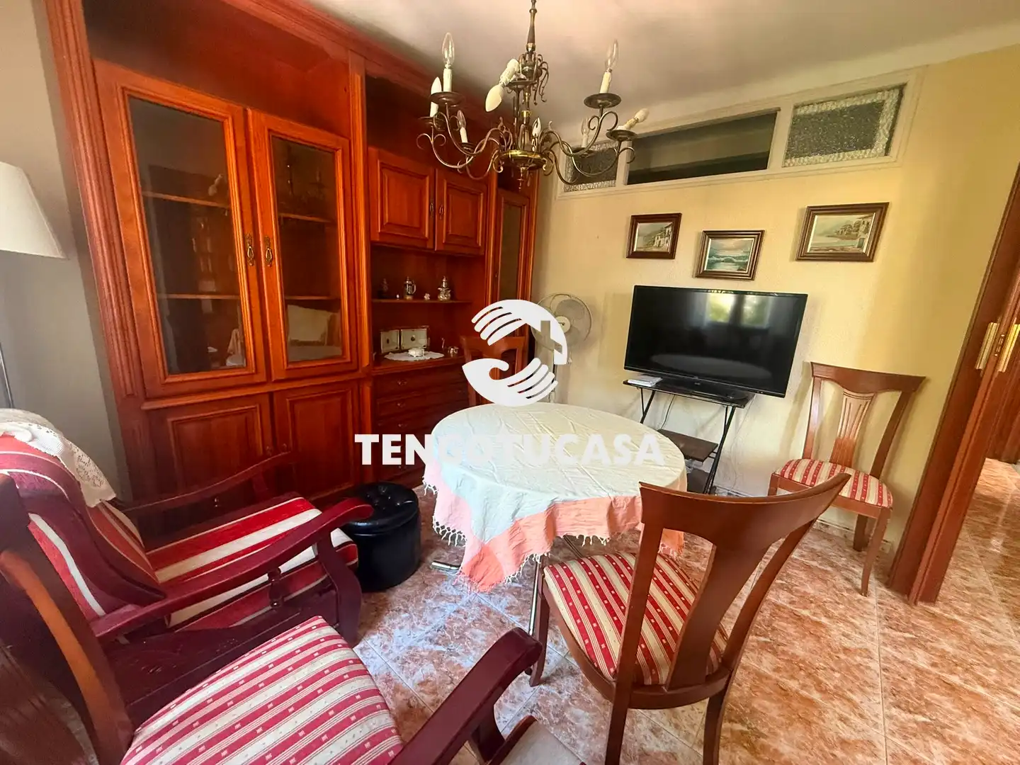 Living room of Flat for rent in Madrid